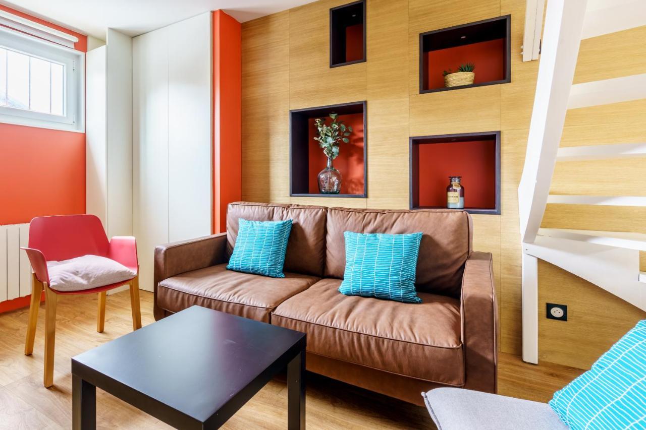 Ilbetea - Ideal Couple - Duplex Tout Confort - Plage A 400 M - Parking Сен Жан дьо Луз Екстериор снимка